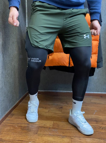 Under Armour Cool Switch Uzun Taytlı Şort