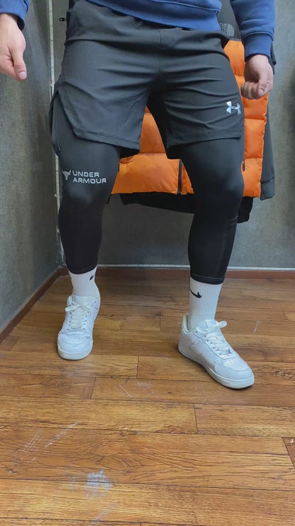 Under Armour Cool Switch Uzun Taytlı Şort